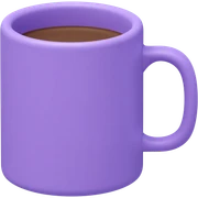 Hyperrealistic 3d rendering y2k coffee mug sticker
