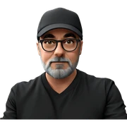 cool guy in black attire sticker