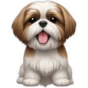 Shihtzu happy sticker
