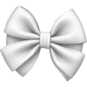 White Bow  sticker