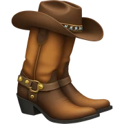 Cowgirl boots sticker