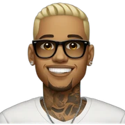 chris brown sticker