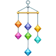 Hanging mobile  sticker