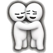 Hug sticker