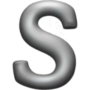 Letter S sticker