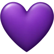 Purple heart sticker