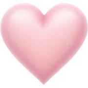 Light pink heart  sticker