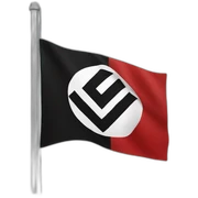 Nazi flag sticker