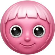 Mariquita rosa sticker