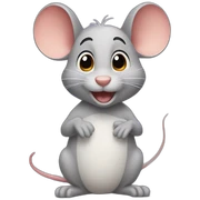 Little mouse looks like a disney character  sticker