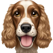 Cocker spaniel sticker