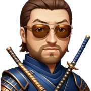 Vigilant Samurai sticker