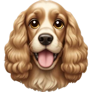 dog cocker spaniel sticker