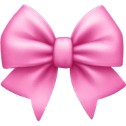 pink bow sticker