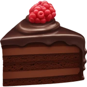 Chocolate cake sticker