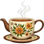 cup of tea sticker