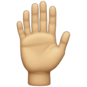 Point hand sticker