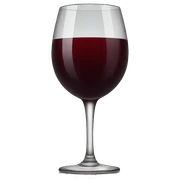 Red wine sticker