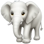 elefante blanco sticker