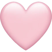 Light pink heart sticker