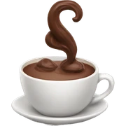 Hot chocolate is  sticker