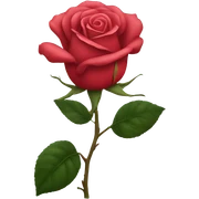 Rose sticker