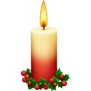  Christmas Candle  sticker