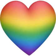 Rainbow Heart sticker