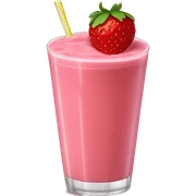 Strawberry smoothie sticker