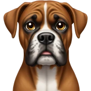 Boxer dog sticker