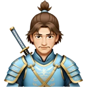 Elegant Samurai sticker