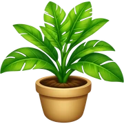 hawaiian plant sticker