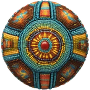 Native American beadwork  sticker