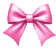 Pink bow  sticker