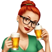 Cerveza Drinker sticker