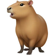 Capybara sticker