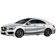 Coche mercedes cla sticker