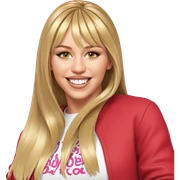 smiling blonde girl portrait sticker