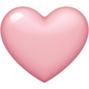 Light pink heart  sticker