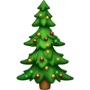 Christmas tree sticker