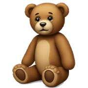 Teddy bear sticker