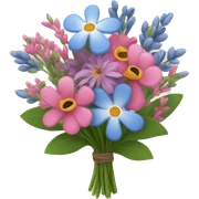native flower bouquet  sticker