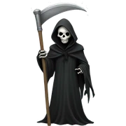 Grim reaper sticker