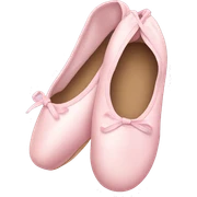 Pale pink ballet shoes sticker