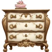 ornate chippendale dresser sticker