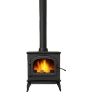 wood burning stove sticker