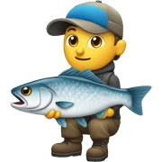 Ice fishing  sticker