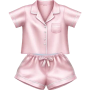 Light pink silk pyjamas set sticker