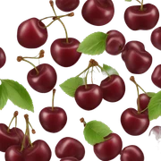 Burgundy cherries  sticker