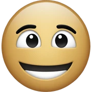 Minimalist emoji smile sticker